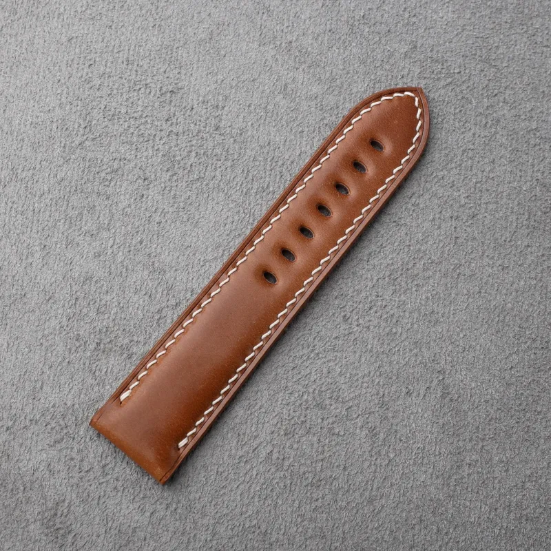 Benchmark Penhae Watch Bands United States Imported Holmen Shell Cordovan Shiny Unisex-5