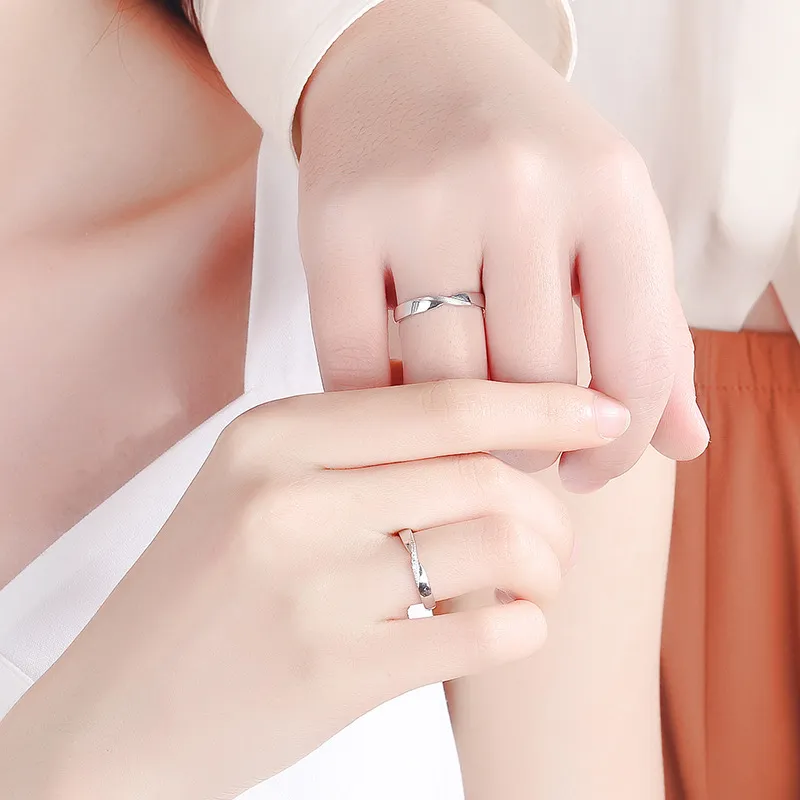 LAA 925 Sterling Silver Rings Unisex-1