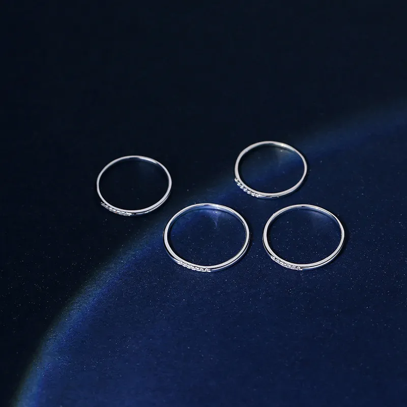 LAA 925 Sterling Silver Rings Unisex-4