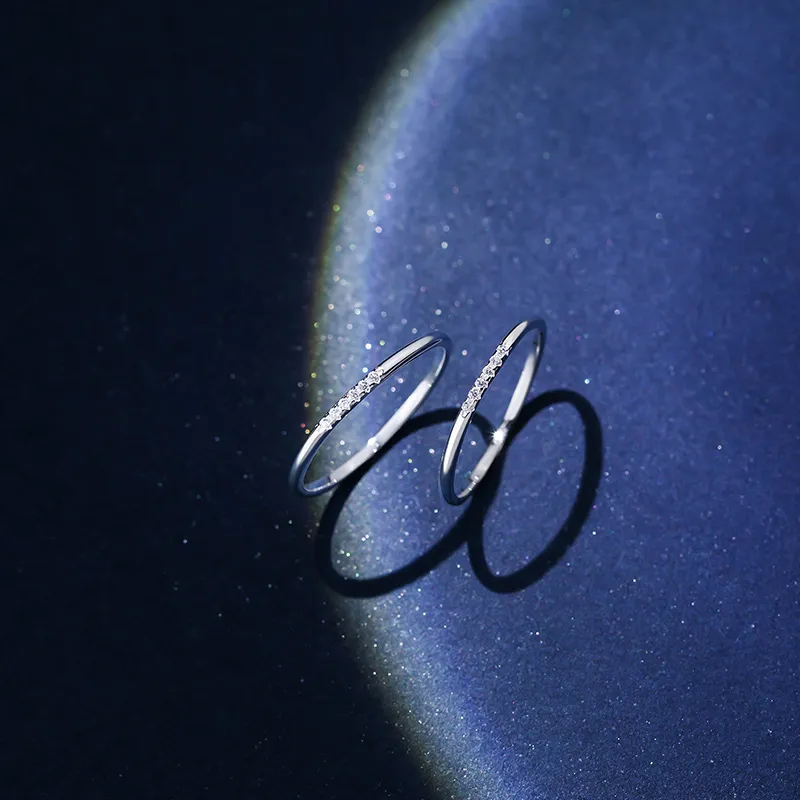 LAA 925 Sterling Silver Rings Unisex-3