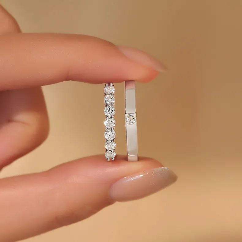 LAA S925 Silver Ring Sparkling Premium Sweetheart Unisex-3