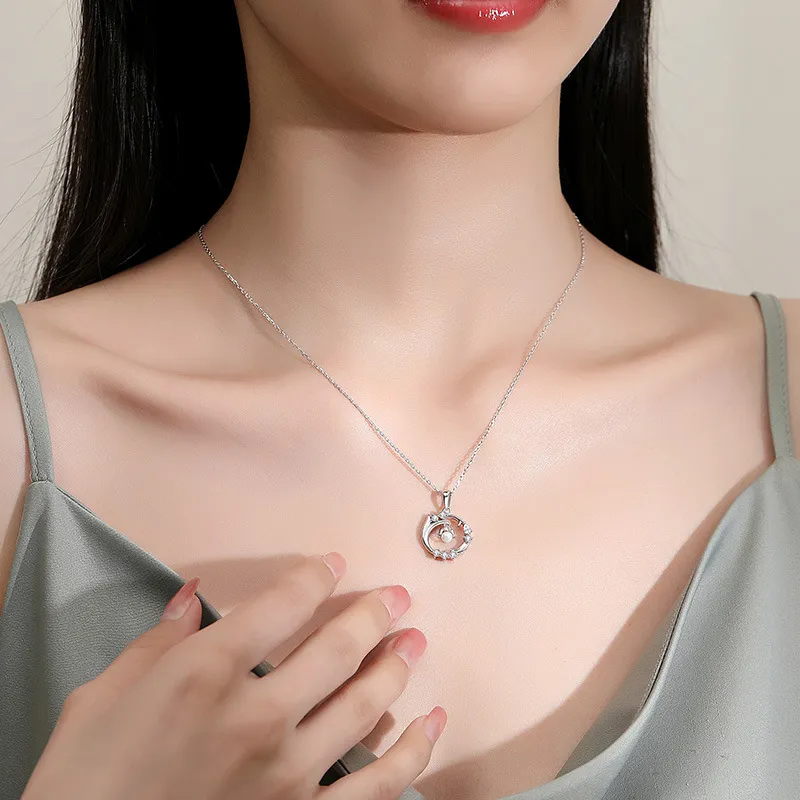 LAA 925 Sterling Silver Necklaces Women's-1
