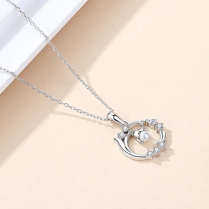 LAA 925 Sterling Silver Necklaces Women's-2