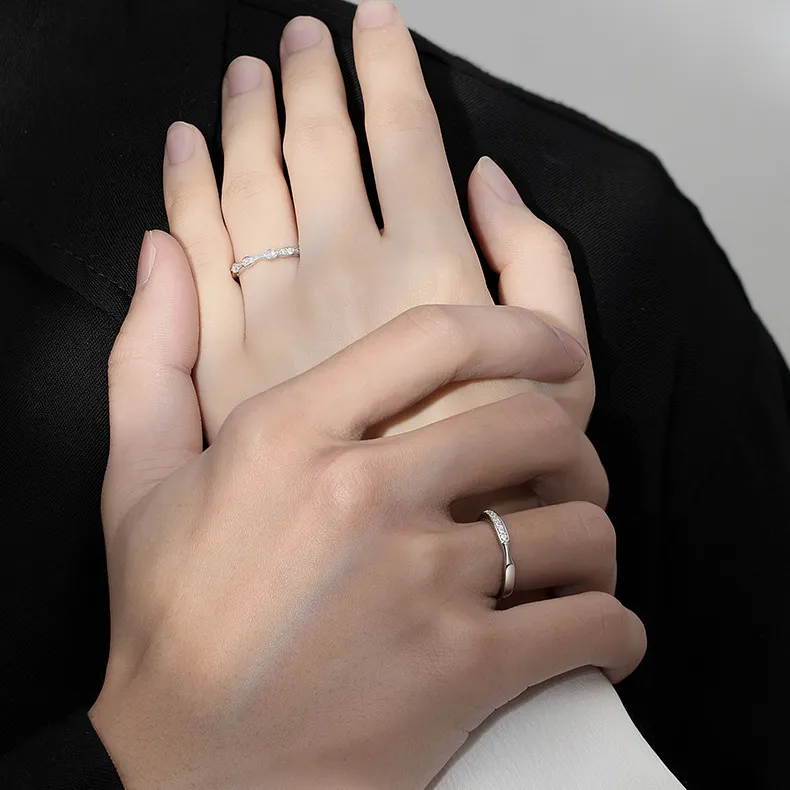 LAA 925 Sterling Silver Rings Unisex-1