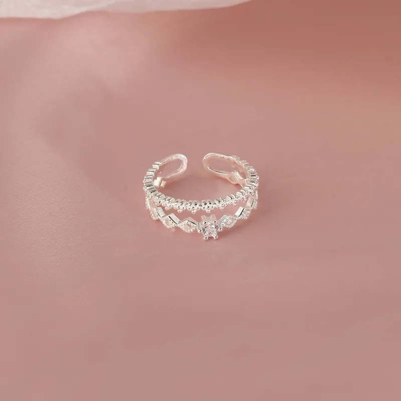LAA 925 Sterling Silver Rings Women's-3