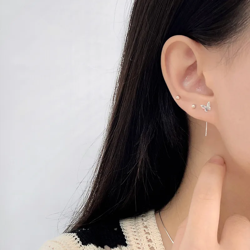 LAA 999 Fine Silver Drop Earrings Women's-3