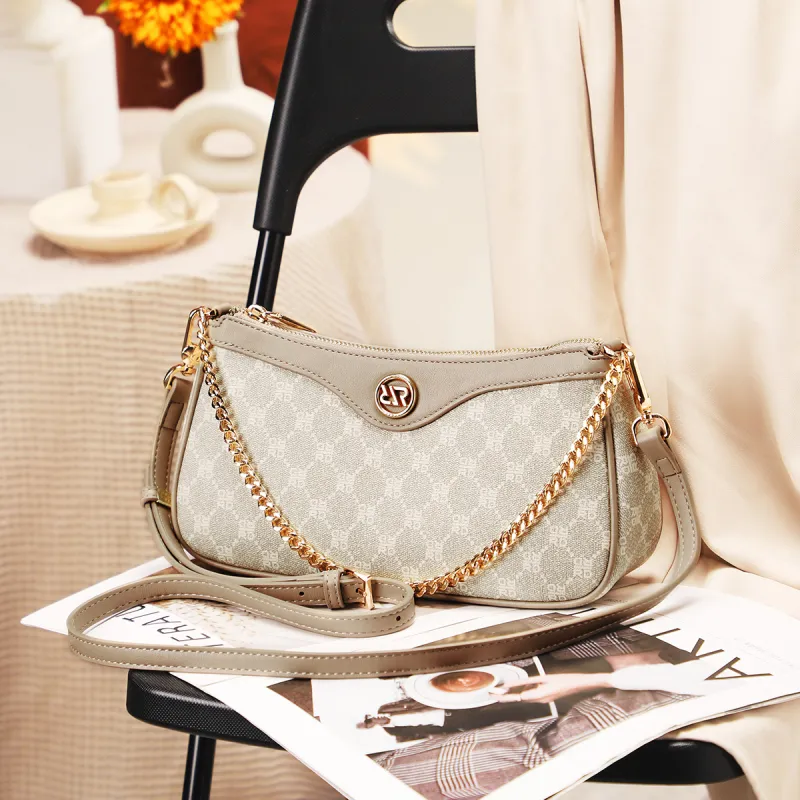 RED DRAGONFLY PVC Shoulder Bag Women's Mountain Gray-7