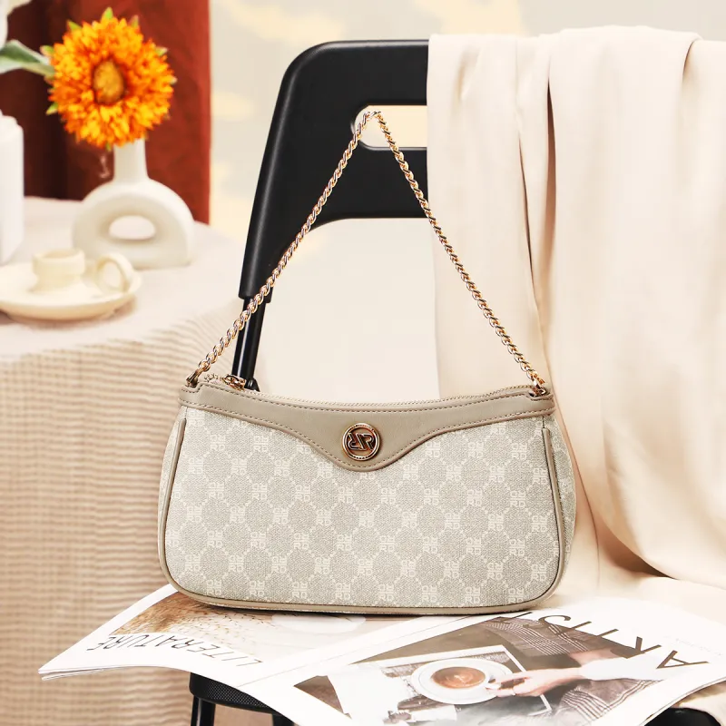 RED DRAGONFLY PVC Shoulder Bag Women's Mountain Gray-5