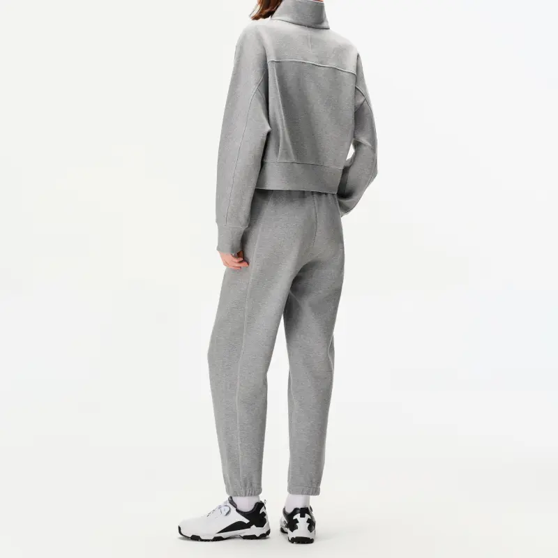 Biyin Leufen x Harvard Knitted Sweatpants Women's Heather Gray-5