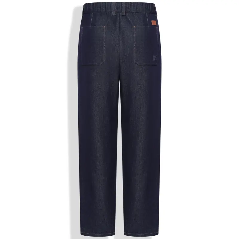 Biyin Leufen Jeans Men's Navy Blue-1