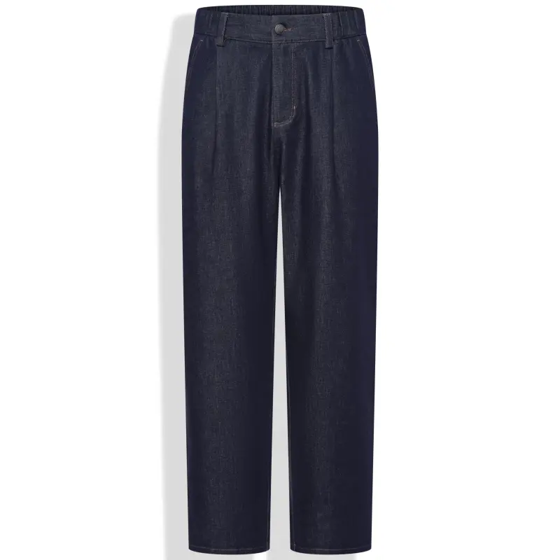 Biyin Leufen Jeans Men's Navy Blue-2