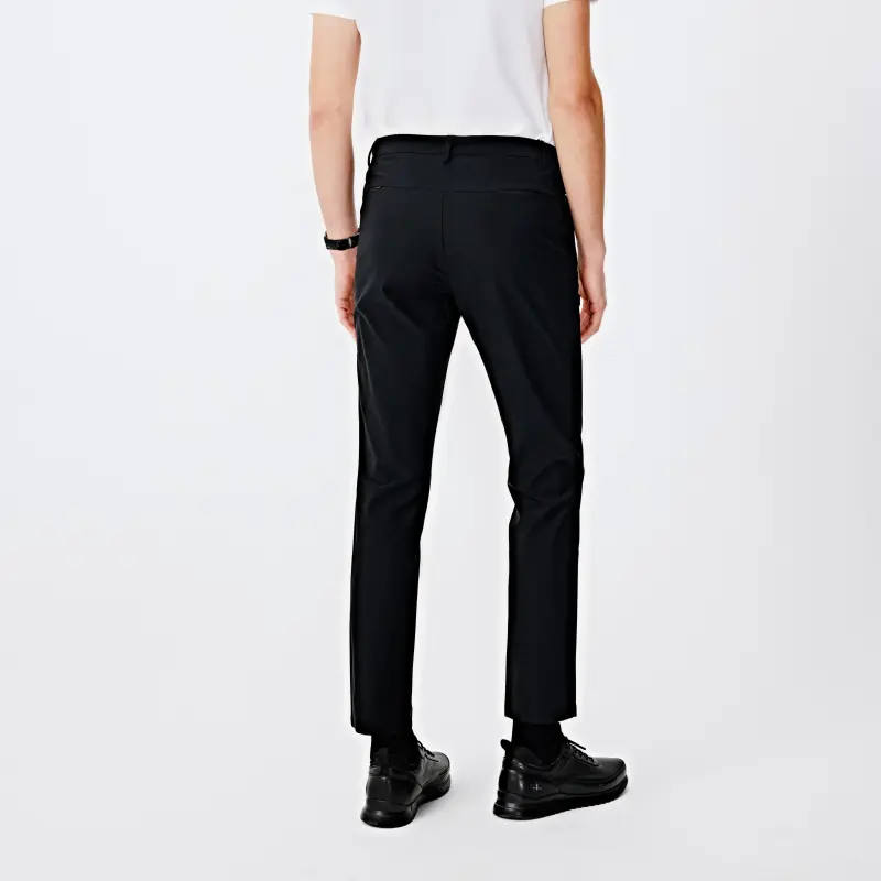 Biyin Leufen Casual Pants Men's Black-4