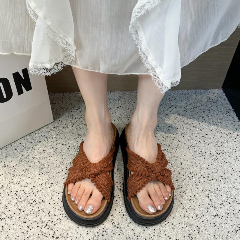 NUNZ Rubber Sole Quick Dry Slide Slippers Women's-3