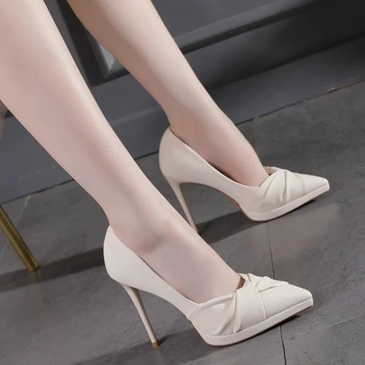 NUNZ Slim Heel High Heels Women's-2