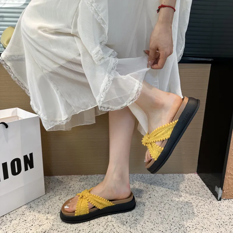 NUNZ Rubber Sole Quick Dry Slide Slippers Women's-11