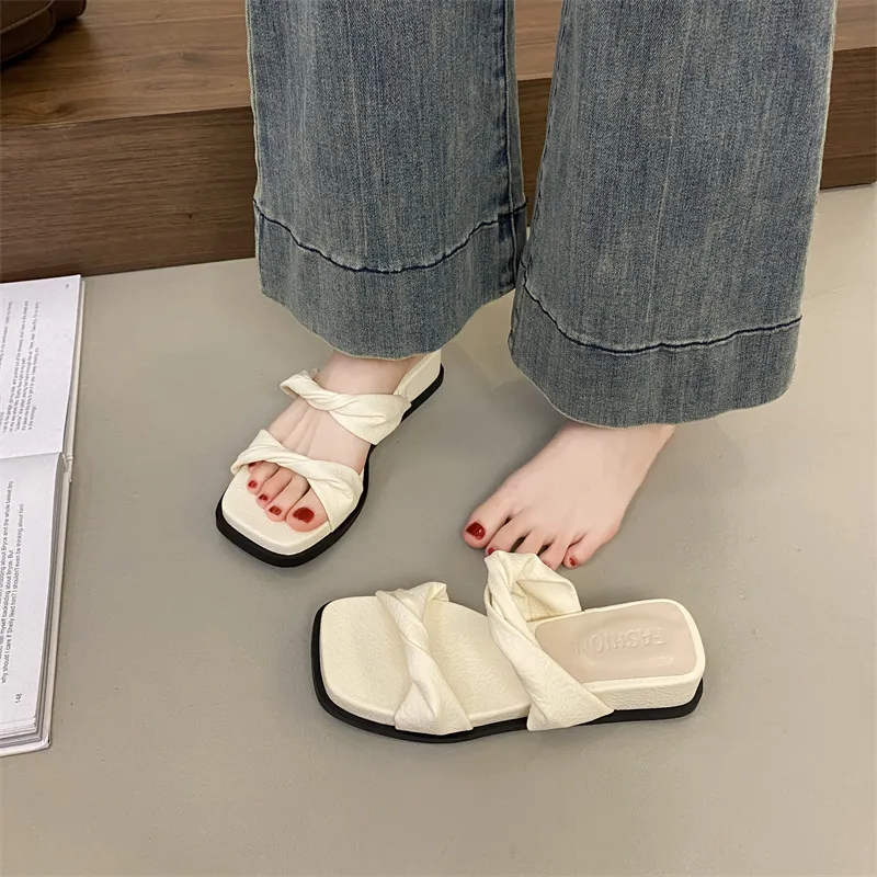NUNZ Rubber Sole Abrasion Resistant Slide Slippers Women's-15