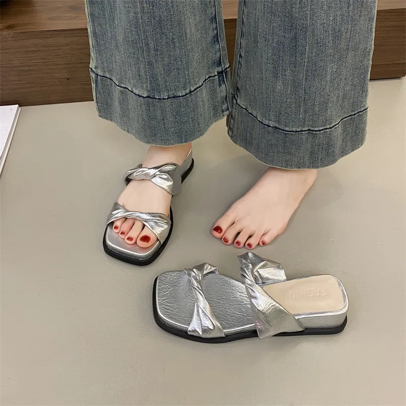 NUNZ Rubber Sole Abrasion Resistant Slide Slippers Women's-3