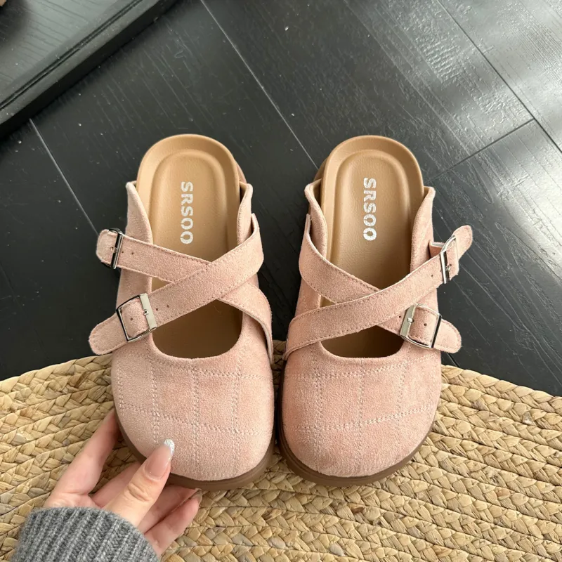 NUNZ Slip Resistant Closed Toe Slippers Women's-2