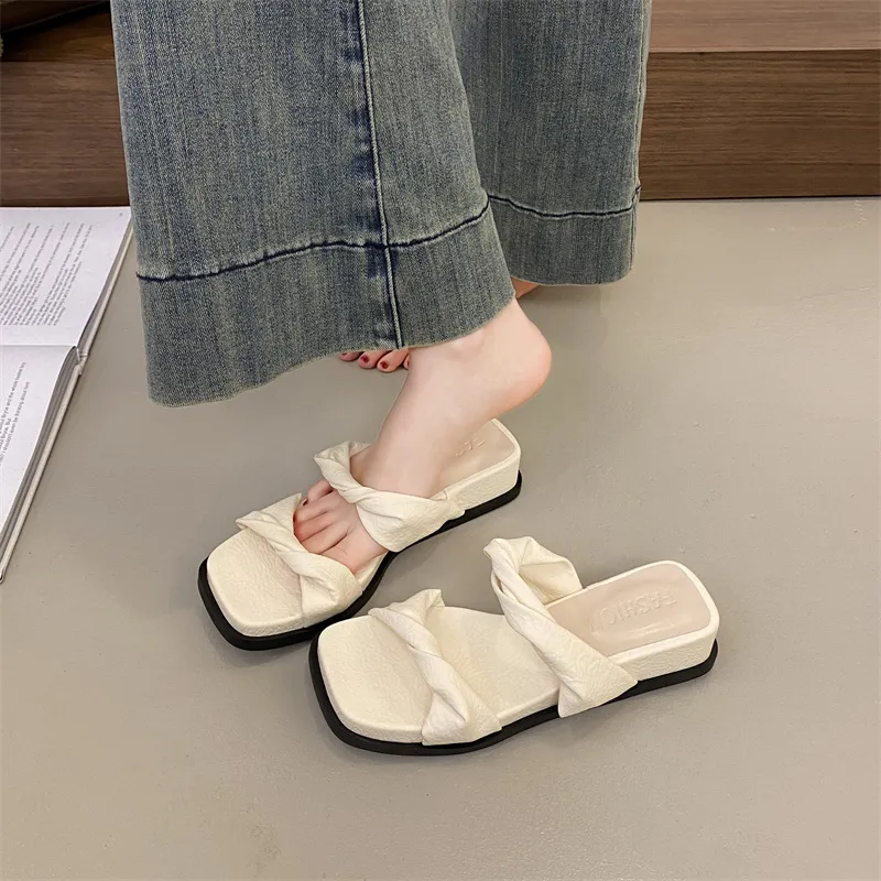 NUNZ Rubber Sole Abrasion Resistant Slide Slippers Women's-14