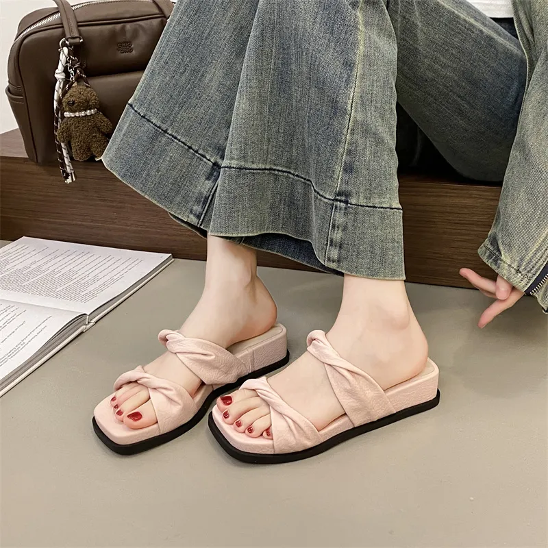 NUNZ Rubber Sole Abrasion Resistant Slide Slippers Women's-7