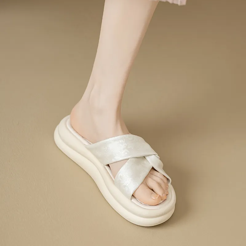 NUNZ Slip Resistant Abrasion Resistant Slide Slippers Women's-3