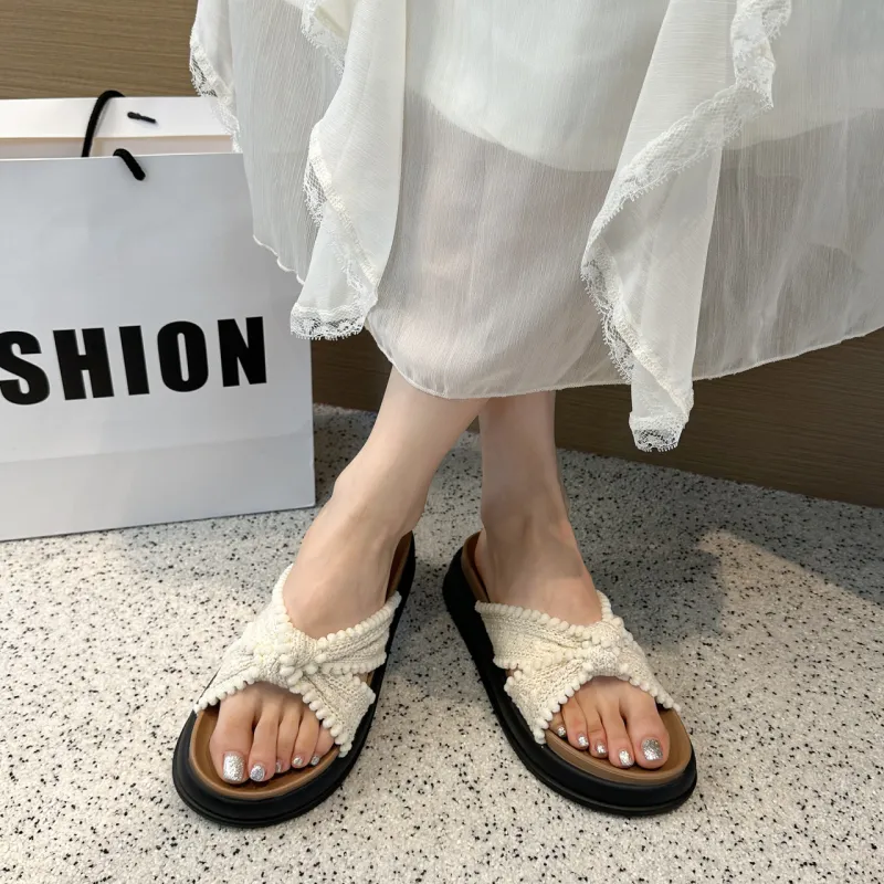 NUNZ Rubber Sole Quick Dry Slide Slippers Women's-18