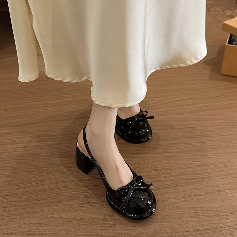 NUNZ Chunky Heel High Heels Women's-20