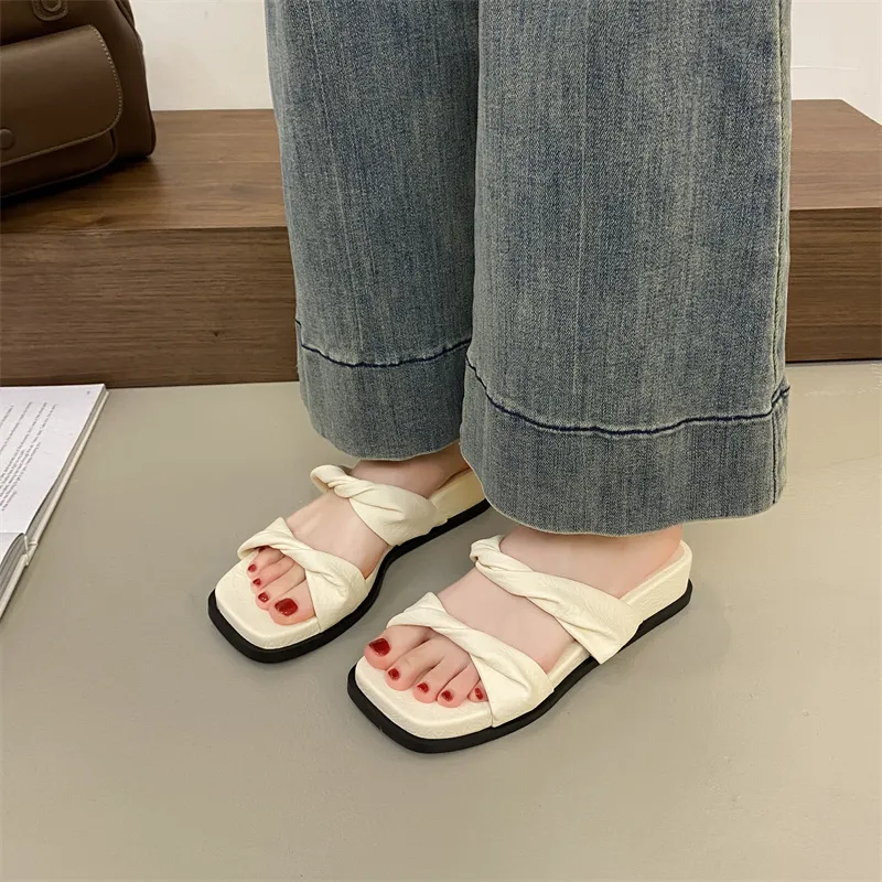 NUNZ Rubber Sole Abrasion Resistant Slide Slippers Women's-16
