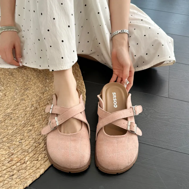 NUNZ Slip Resistant Closed Toe Slippers Women's-4