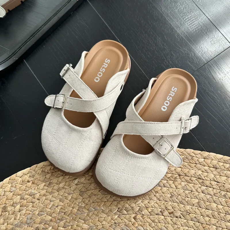 NUNZ Slip Resistant Closed Toe Slippers Women's-7