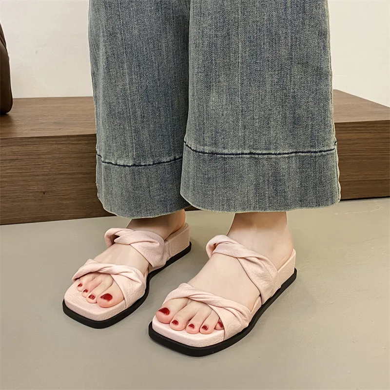 NUNZ Rubber Sole Abrasion Resistant Slide Slippers Women's-9