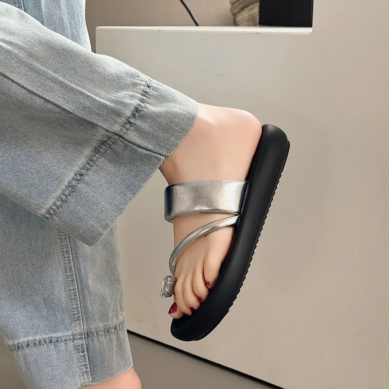NUNZ Rubber Sole Odor Resistant Slide Slippers Women's-4