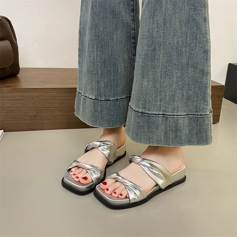 NUNZ Rubber Sole Abrasion Resistant Slide Slippers Women's-4
