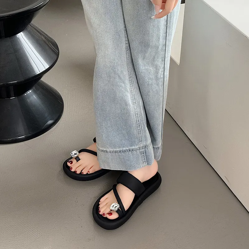 NUNZ Rubber Sole Odor Resistant Slide Slippers Women's-16