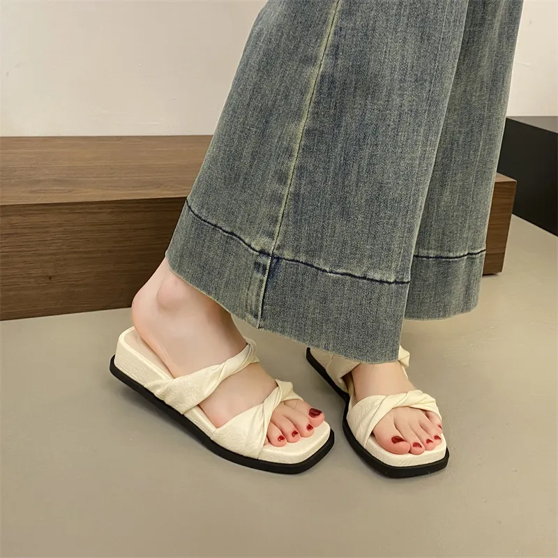 NUNZ Rubber Sole Abrasion Resistant Slide Slippers Women's-18
