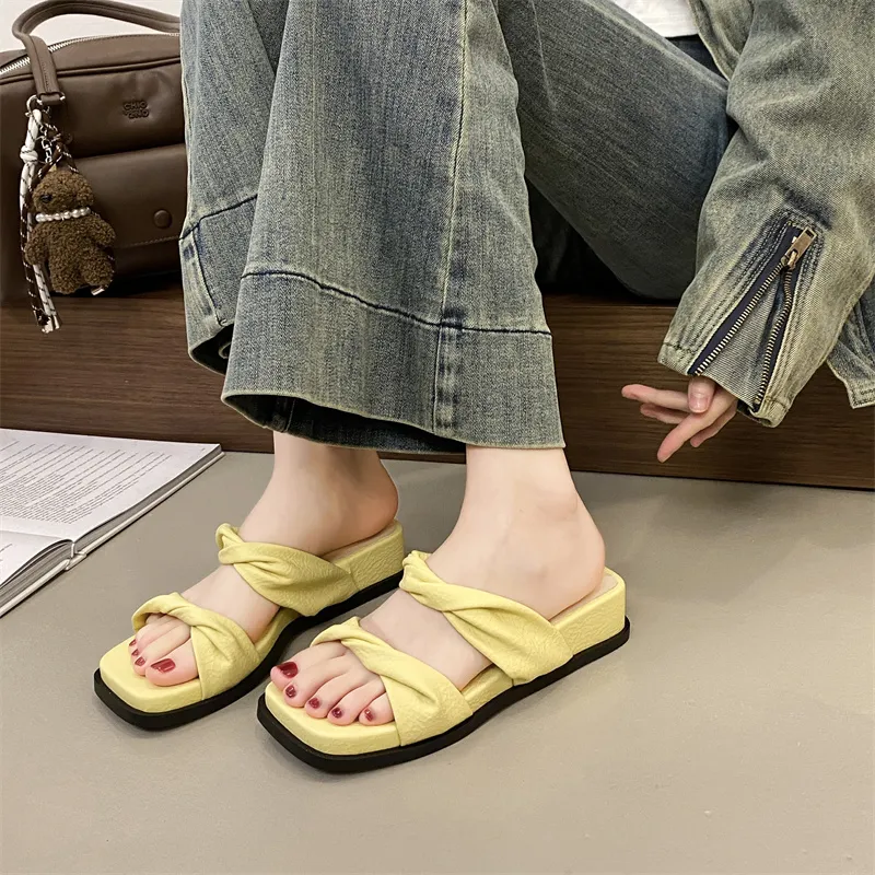NUNZ Rubber Sole Abrasion Resistant Slide Slippers Women's-20