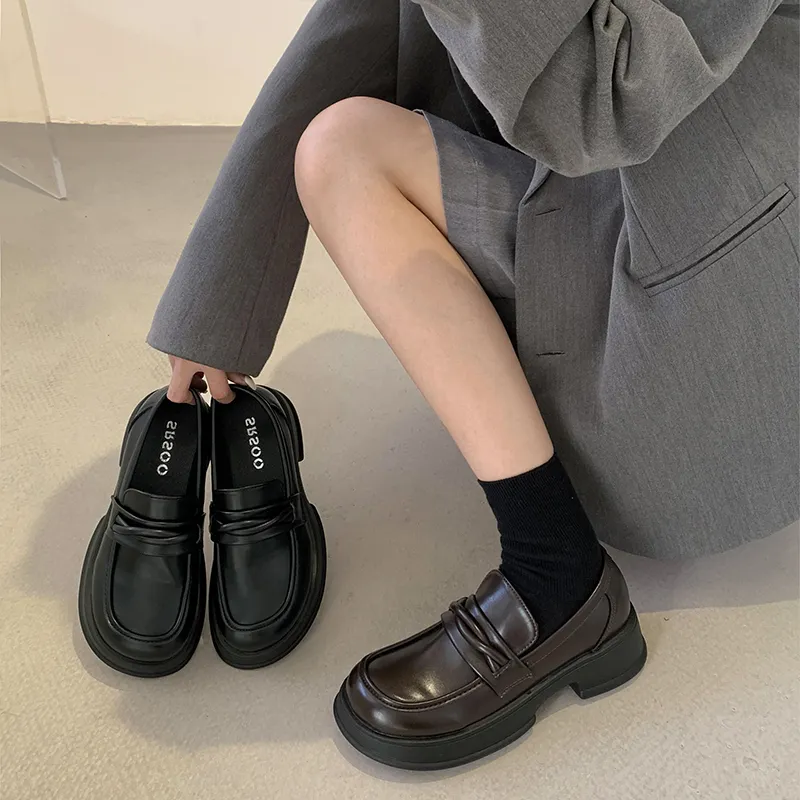 NUNZ Loafers Women's Black/Brown-6
