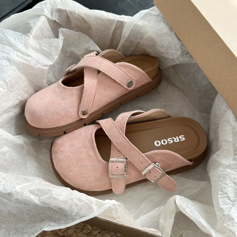 NUNZ Slip Resistant Closed Toe Slippers Women's-1