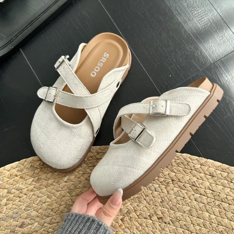 NUNZ Slip Resistant Closed Toe Slippers Women's-8