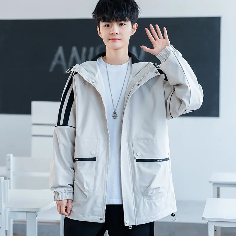 ANISAN Spring And Fall Season Jacket Stylish Hooded Coat Men's-7
