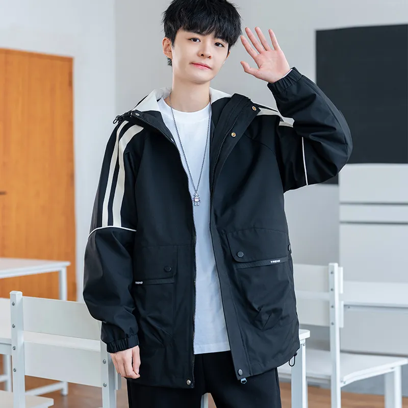 ANISAN Spring And Fall Season Jacket Stylish Hooded Coat Men's-3