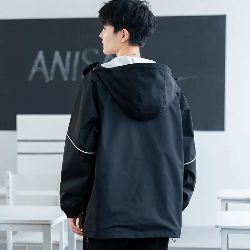ANISAN Spring And Fall Season Jacket Stylish Hooded Coat Men's-5