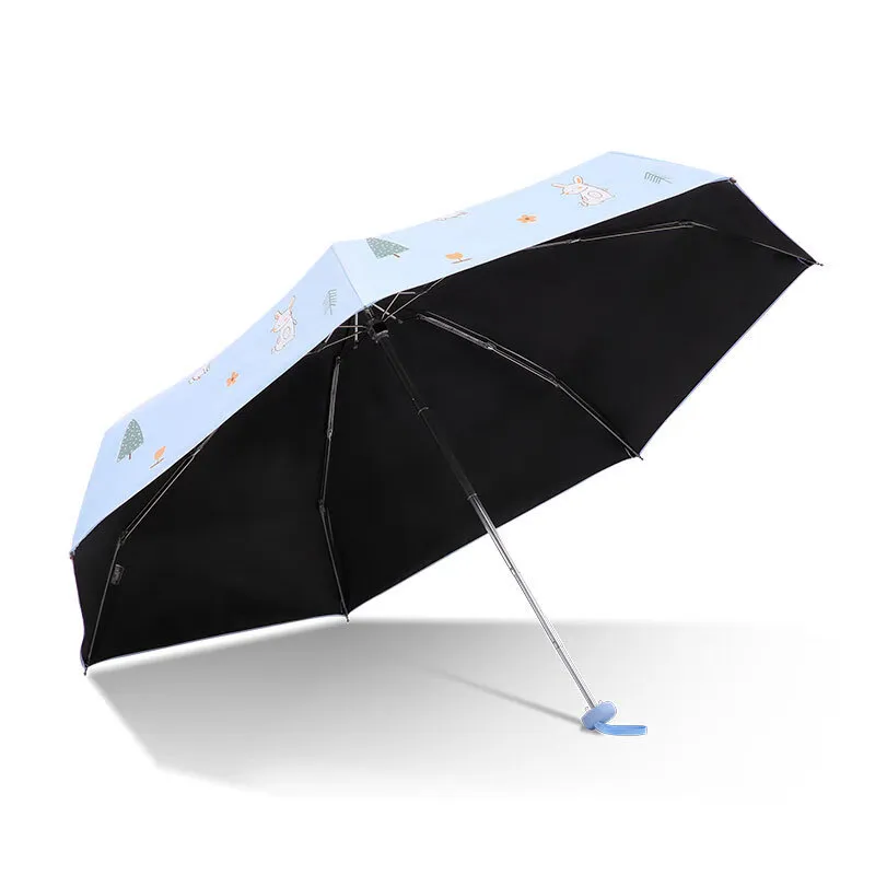 Heavenly Umbrella Ultraviolet Sun And Rain Dual Use Umbrella Vinyl Foldable Portable Sun Umbrella For Unisex-23