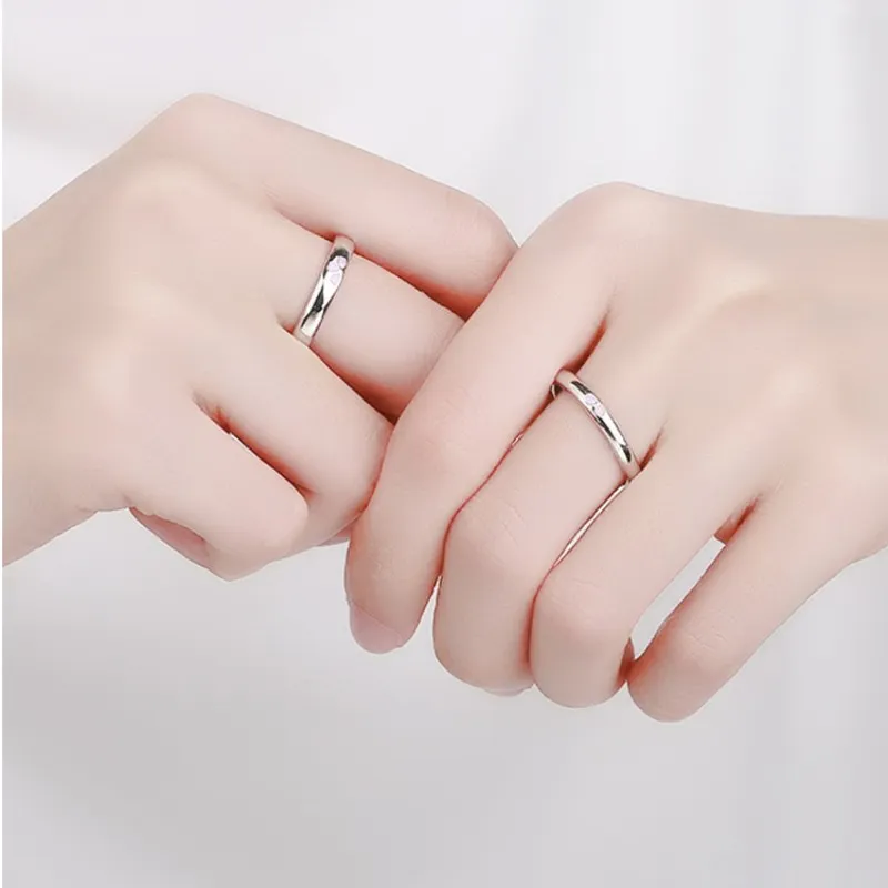 KLFOOK 999 Fine Silver Rings Unisex-2