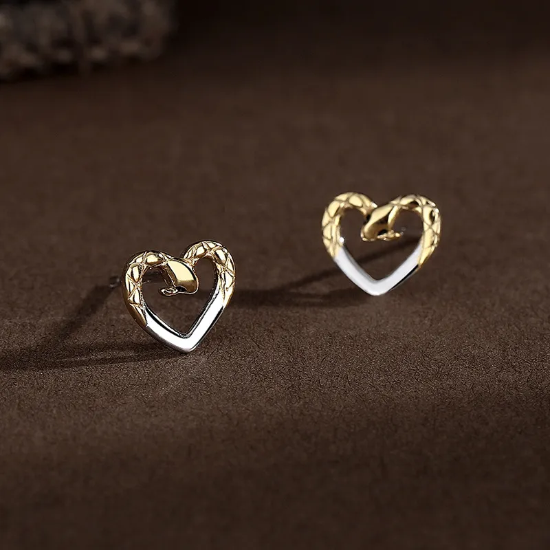 KLFOOK 999 Fine Silver Stud Earrings Women's-3
