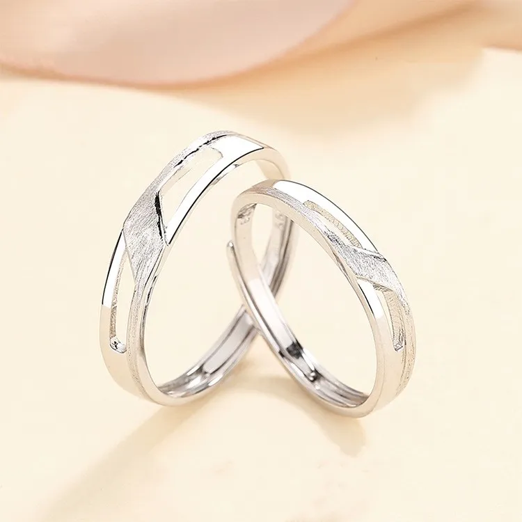 KLFOOK 999 Fine Silver Rings Unisex-3