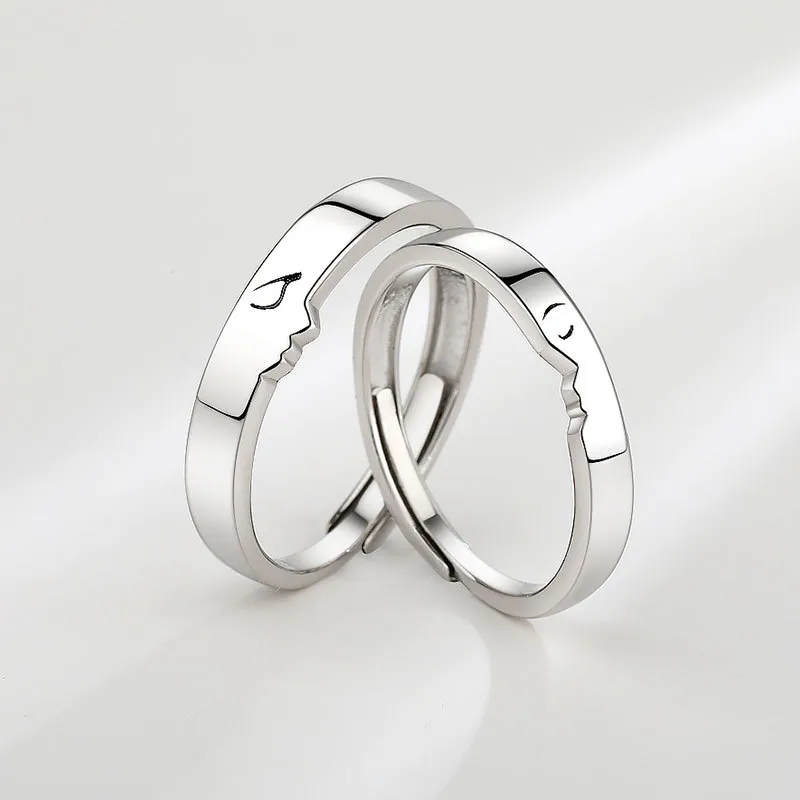 KLFOOK 999 Fine Silver Rings Unisex-3