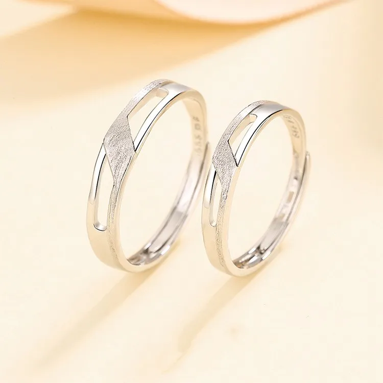 KLFOOK 999 Fine Silver Rings Unisex-2