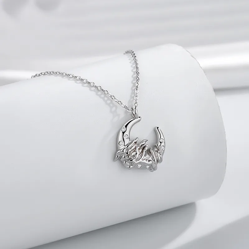 KLFOOK 999 Fine Silver Necklaces Women's-4