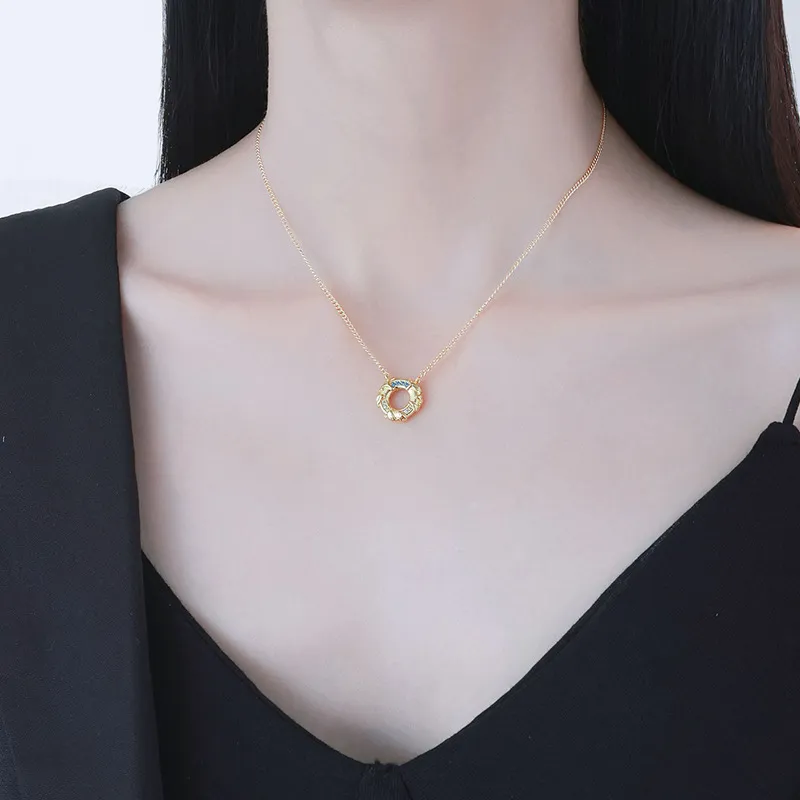 KLFOOK 999 Fine Silver Necklaces Women's-3